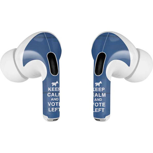 Keep Calm And Vote Left AirPods Skins